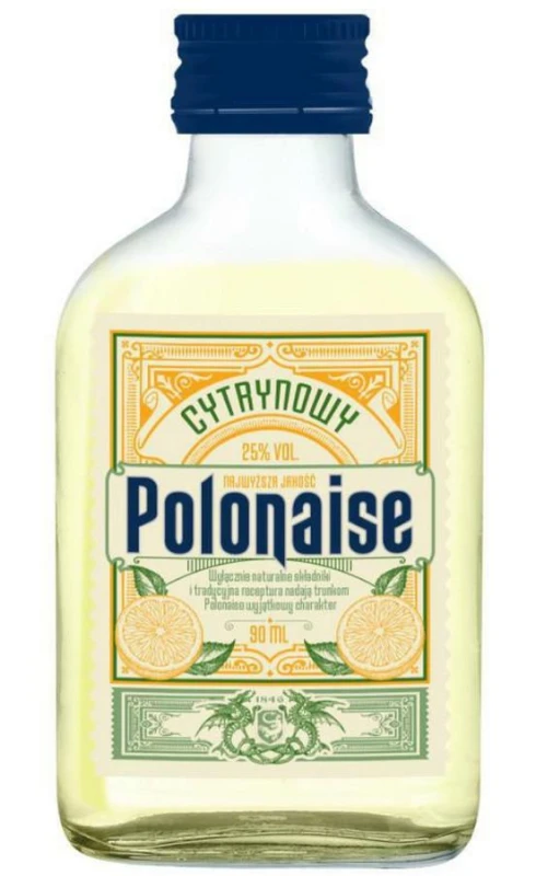 WÓDKA POLONAISE CYTRYNA 0,09L 25%