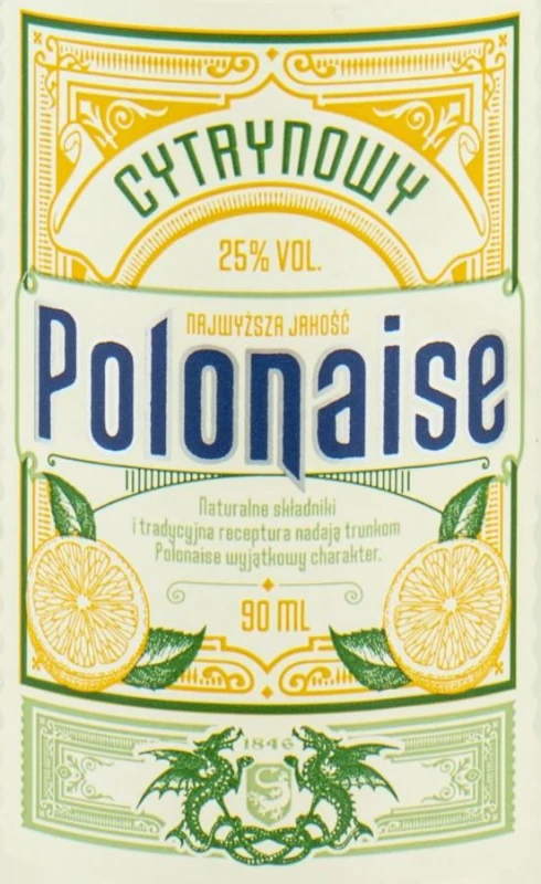 WÓDKA POLONAISE CYTRYNA 0,09L 25%