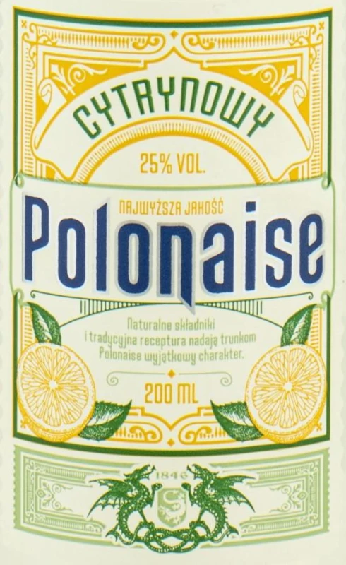 WÓDKA POLONAISE CYTRYNA 0,2L 25%