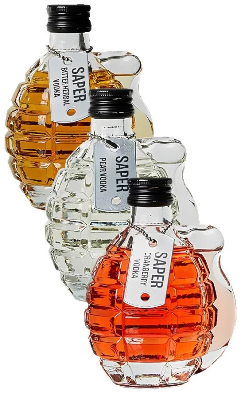 WÓDKA SAPER 0,6L 40% 3x200ml