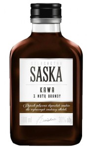 WÓDKA SASKA KAWA Z BRANDY 0,09L 30%