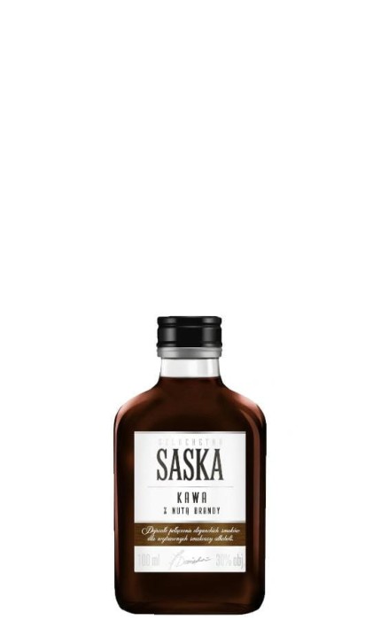 WÓDKA SASKA KAWA Z BRANDY 0,09L 30%