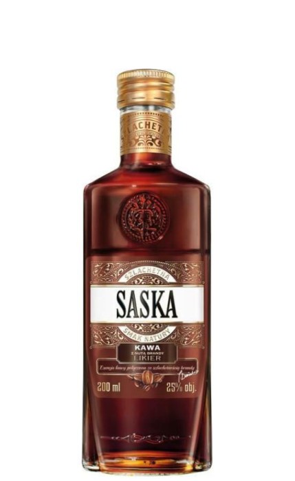 WÓDKA SASKA KAWA Z BRANDY 0,2L 30%