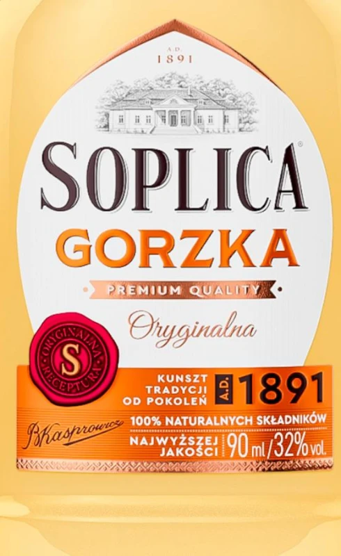 WÓDKA SOPLICA GORZKA 0,09L 32%