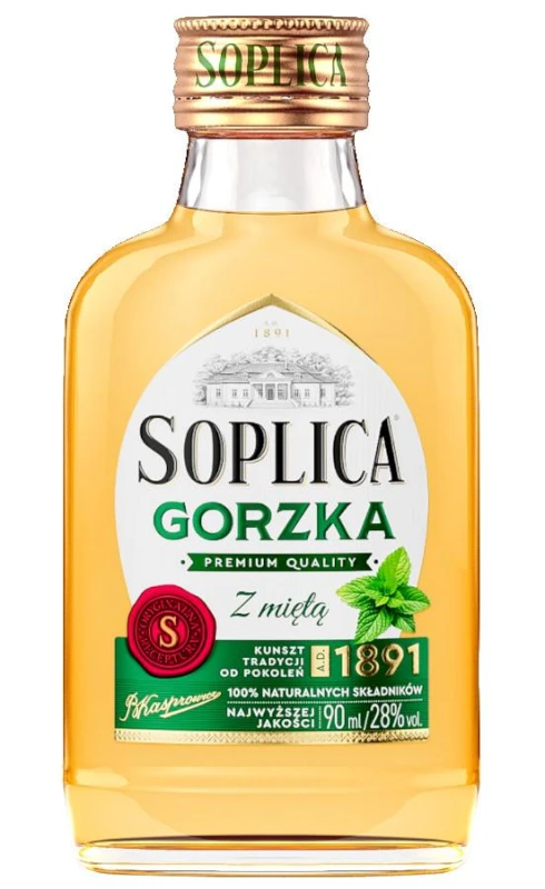 WÓDKA SOPLICA GORZKA Z MIĘTĄ 0,09L 28%