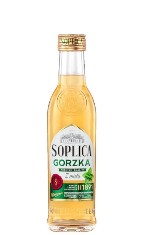 WÓDKA SOPLICA GORZKA Z MIĘTĄ 0,2L 28%