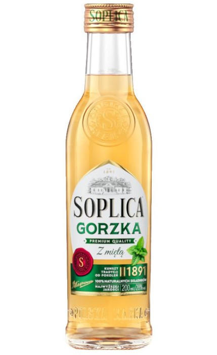 WÓDKA SOPLICA GORZKA Z MIĘTĄ 0,2L 28%