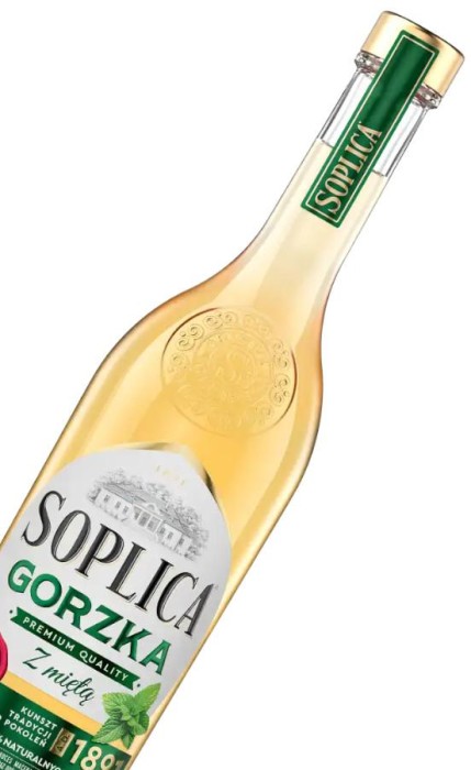WÓDKA SOPLICA GORZKA Z MIĘTĄ 0,5L 28%