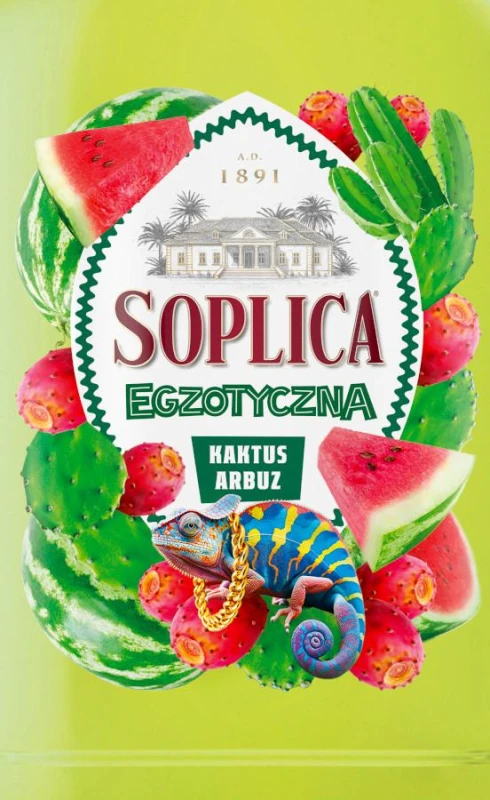 WÓDKA SOPLICA KAKTUS ARBUZ 0,09L