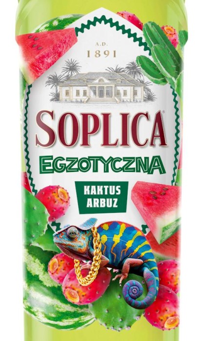 WÓDKA SOPLICA KAKTUS ARBUZ 0,5L 30%