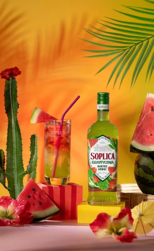 WÓDKA SOPLICA KAKTUS ARBUZ 0,5L 30%