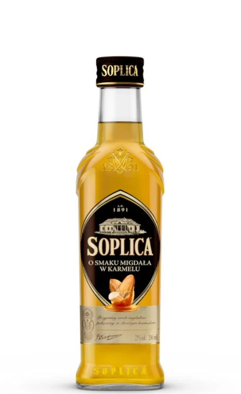 WÓDKA SOPLICA MIGDAŁ W KARMELU 0,2L 25%