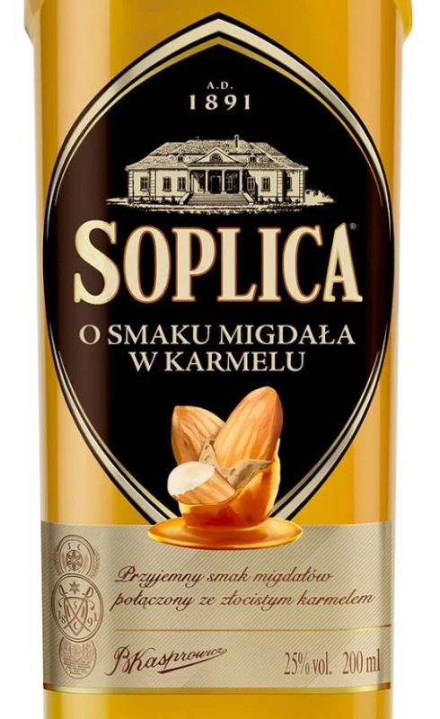WÓDKA SOPLICA MIGDAŁ W KARMELU 0,2L 25%