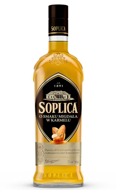 WÓDKA SOPLICA MIGDAŁ W KARMELU 0,5L 25%