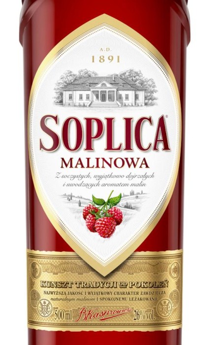 WÓDKA SOPLICA MALINOWA 0,5L 28%