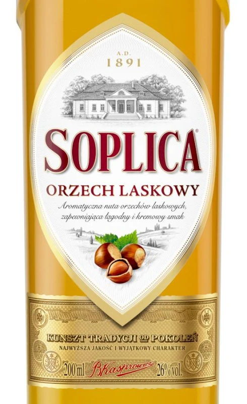WÓDKA SOPLICA ORZECH LASKOWY 0,2L 28%