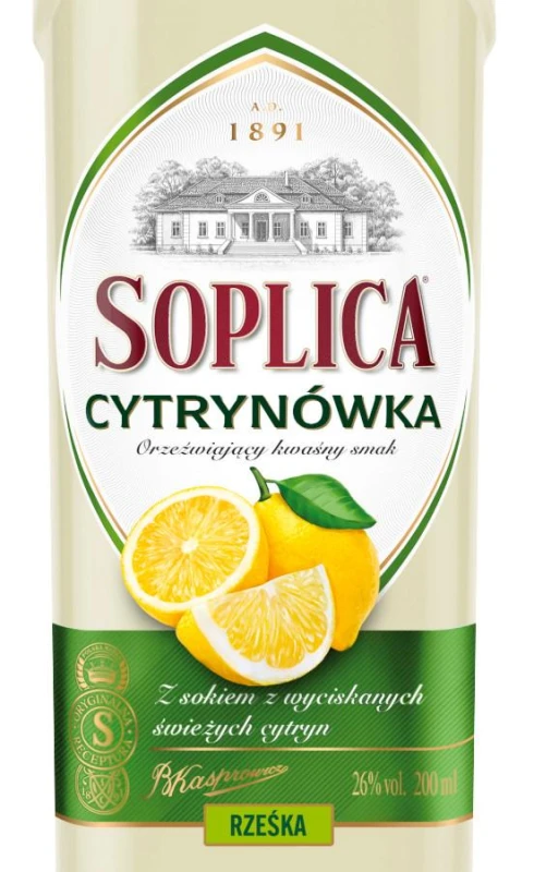 WÓDKA SOPLICA CYTRYNÓWKA 0,2L 28 %