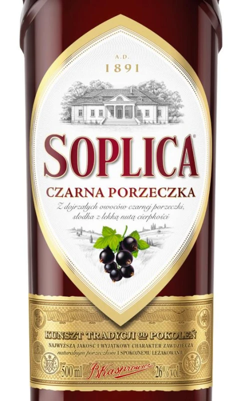 WÓDKA SOPLICA CZARNA PORZECZKA 0,5L 30%