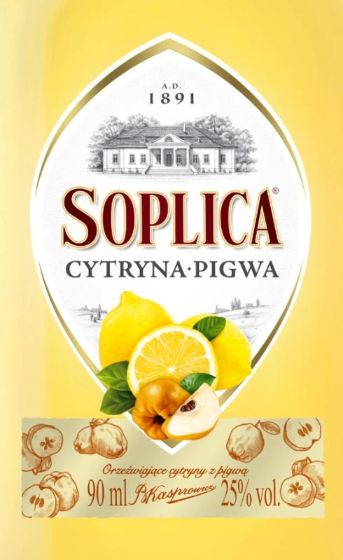 WÓDKA SOPLICA CYTRYNA- PIGWÓWKA 0,09L 28%