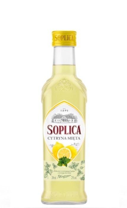 WÓDKA SOPLICA CYTRYNA MIĘTA 0,2L 28%