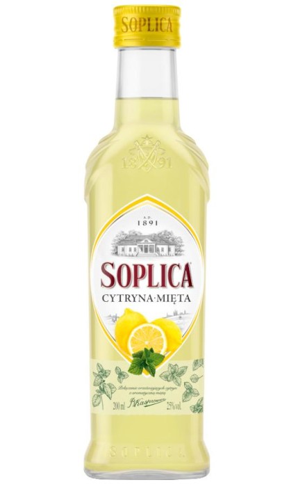 WÓDKA SOPLICA CYTRYNA MIĘTA 0,2L 28%