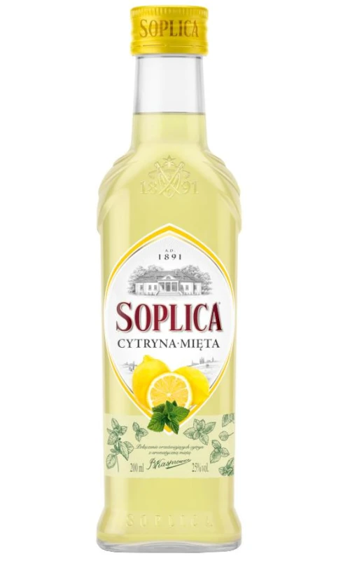 WÓDKA SOPLICA CYTRYNA MIĘTA 0,2L 28%