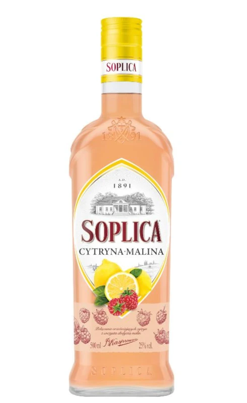 WÓDKA SOPLICA CYTRYNA MALINA 0,5L 28%