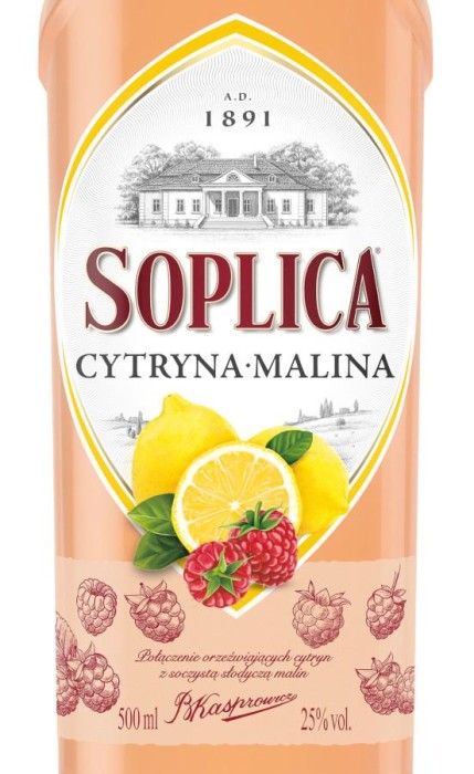 WÓDKA SOPLICA CYTRYNA MALINA 0,5L 28%