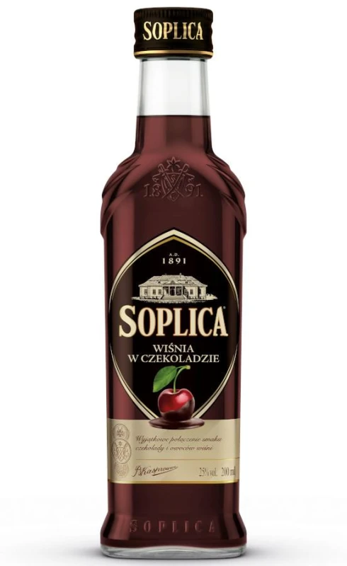 WÓDKA SOPLICA WIŚNIA W CZEKOLADZIE 0,2L 25%