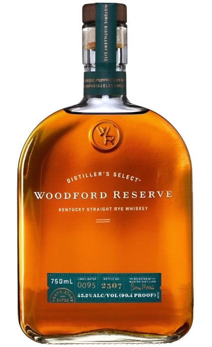 BOURBON WOODFORD RESERVE RYE 0,7L 45,2%