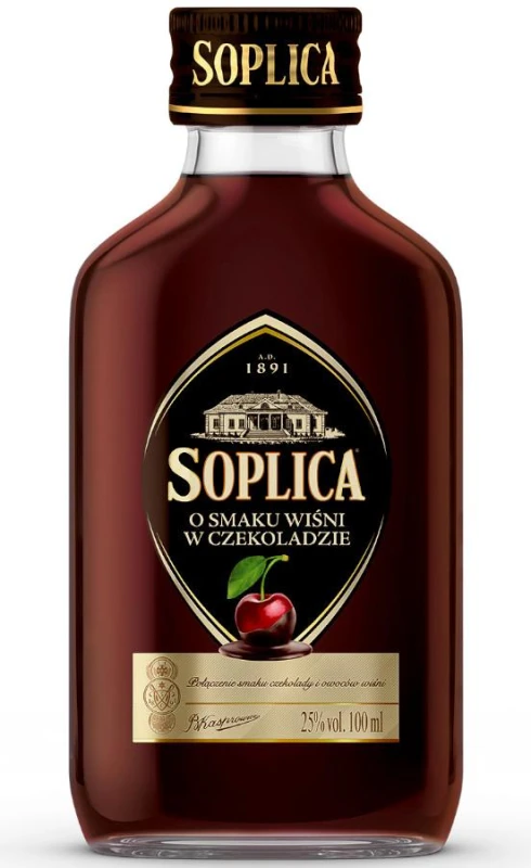 WÓDKA SOPLICA WIŚNIA W CZEKOLADZIE 0,09L 25%