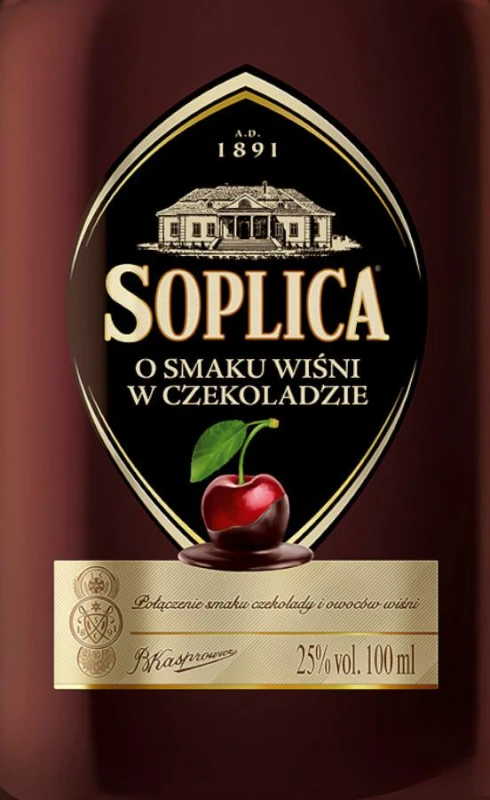 WÓDKA SOPLICA WIŚNIA W CZEKOLADZIE 0,09L 25%