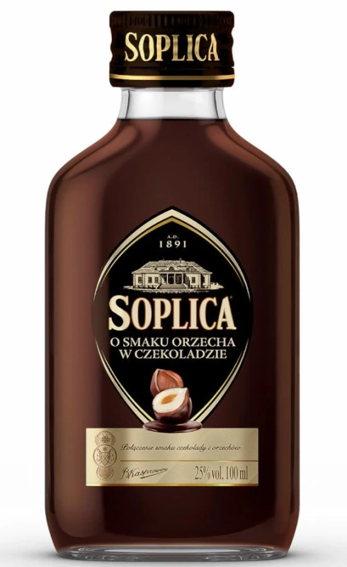 WÓDKA SOPLICA ORZECH W CZEKOLADZIE 0,09L 25%