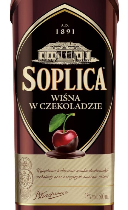 WÓDKA SOPLICA WIŚNIA W CZEKOLADZIE 0,5L 25%