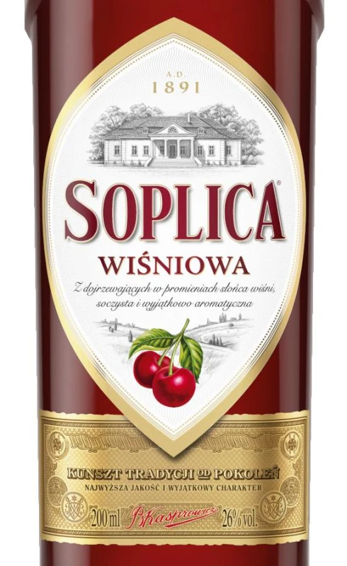 WÓDKA SOPLICA WIŚNIOWA 0,2L 28%