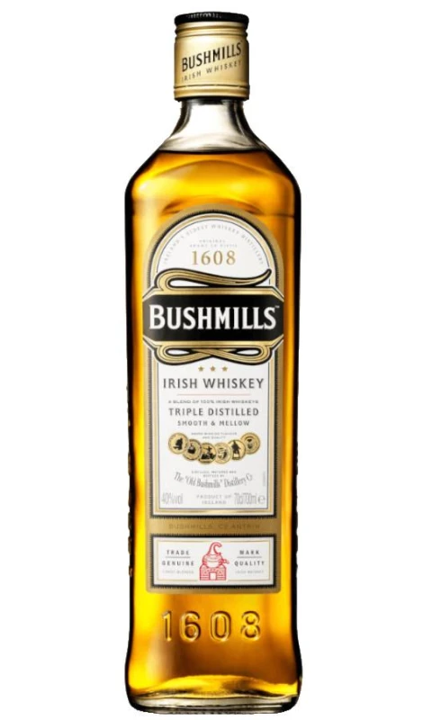 WHISKEY BUSHMILLS 0,7L + 2 SZKLANKI