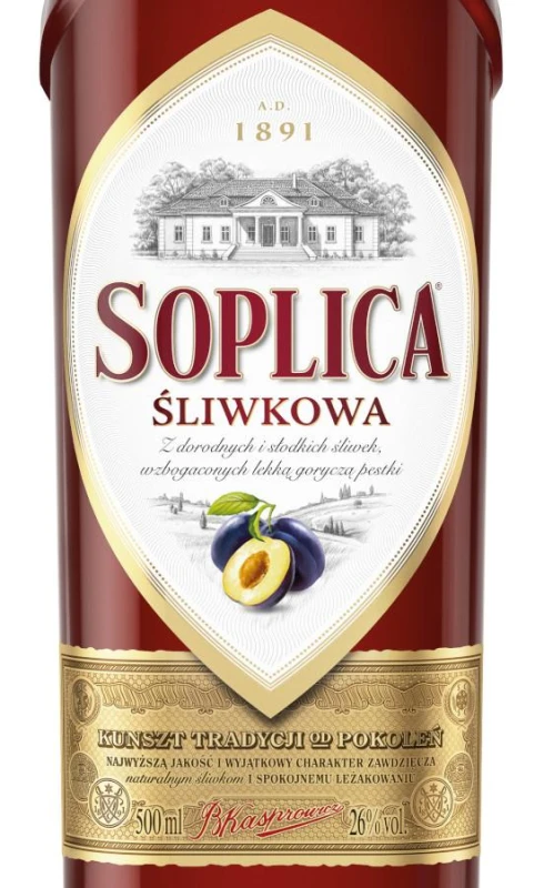 WÓDKA SOPLICA ŚLIWKA 0,5L 28%