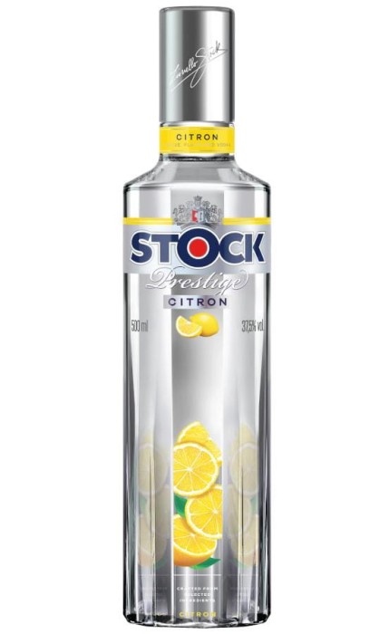 WÓDKA STOCK PRESTIGE CITRON 0,5L 37,5%