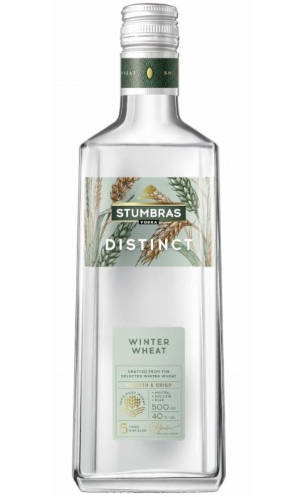 WÓDKA STUMBRAS WINTER WHEAT 0,5L 40%