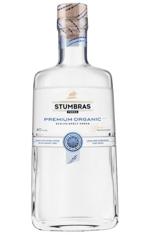 WÓDKA STUMBRAS PREMIUM ORGANIC 0,7L 40%