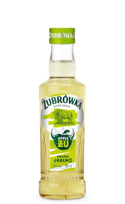 WÓDKA ŻUBRÓWKA ŻU KWAŚNE JABŁKO 0,2L 30%