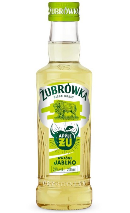 WÓDKA ŻUBRÓWKA ŻU KWAŚNE JABŁKO 0,2L 30%