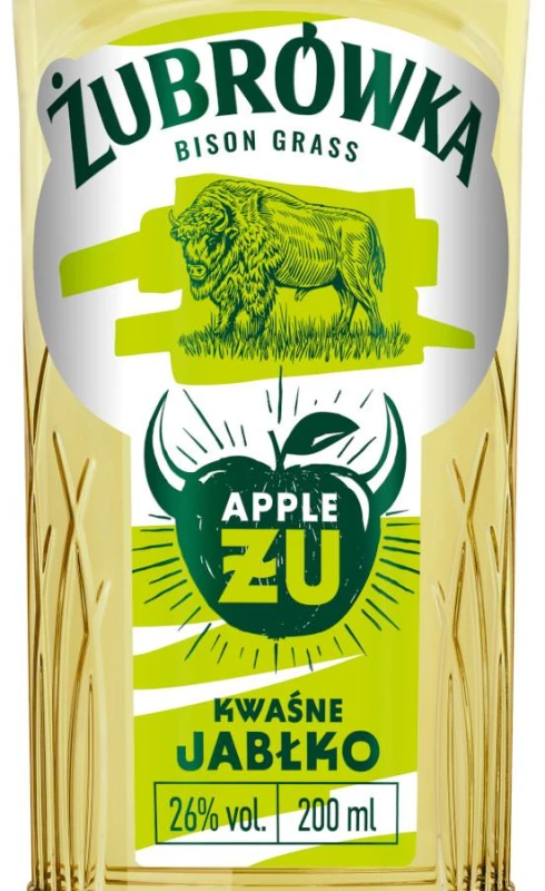 WÓDKA ŻUBRÓWKA ŻU KWAŚNE JABŁKO 0,2L 30%