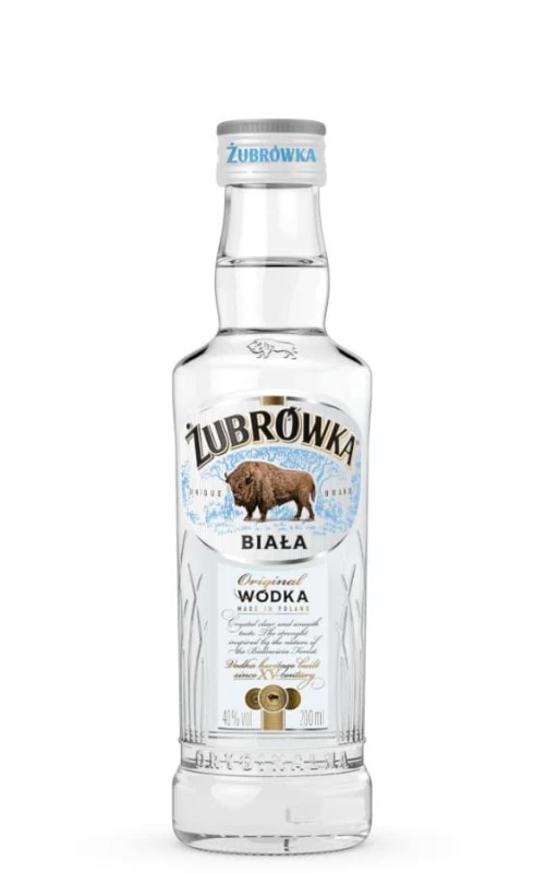 WÓDKA ŻUBRÓWKA BIAŁA 0,2L 40%