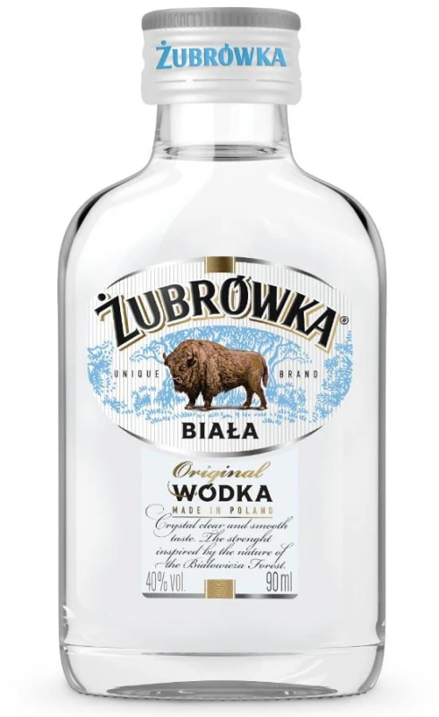 WÓDKA ŻUBRÓWKA BIAŁA 90ml