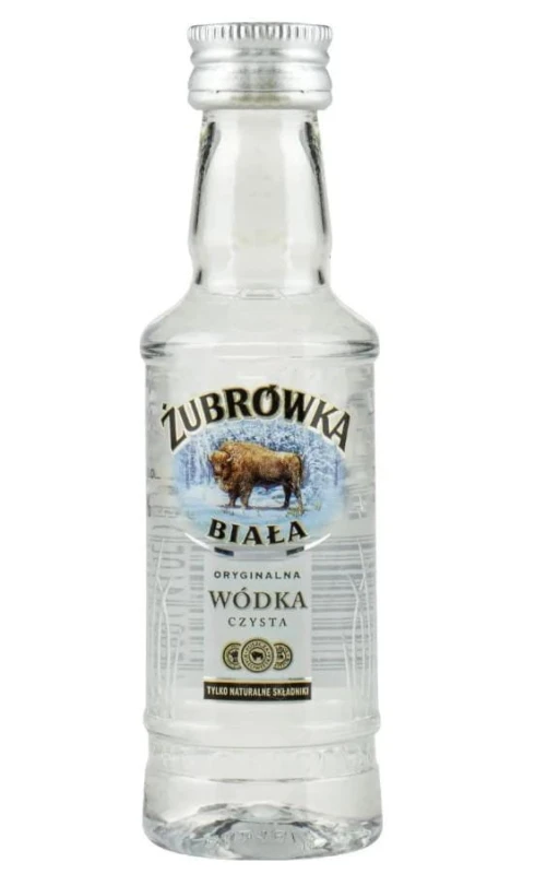 WÓDKA ŻUBRÓWKA BIAŁA 0,05L 40%