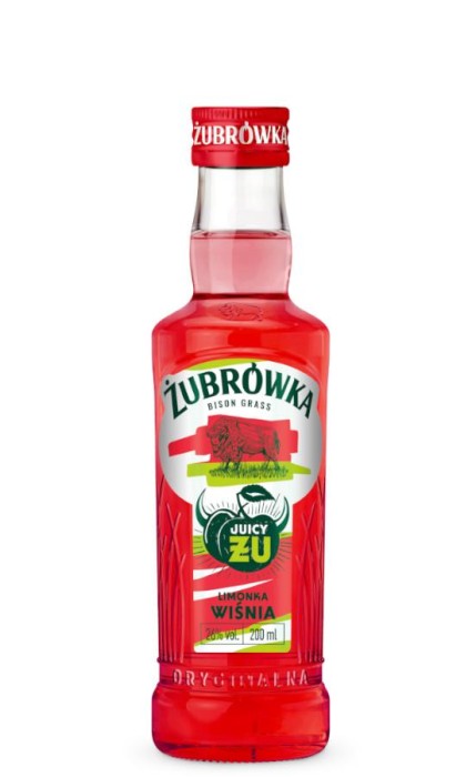 WÓDKA ŻUBRÓWKA  ŻU WIŚNIA LIMONKA 0,2L