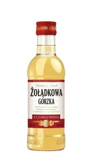 WÓDKA ŻOŁĄDKOWA CZARNA Z WIŚNIĄ 0,2L