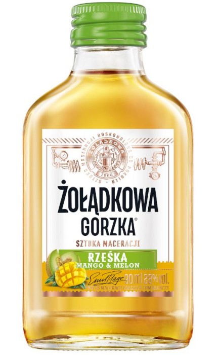 WÓDKA ŻOŁĄDKOWA  MANGO MELON 0,09L 28%