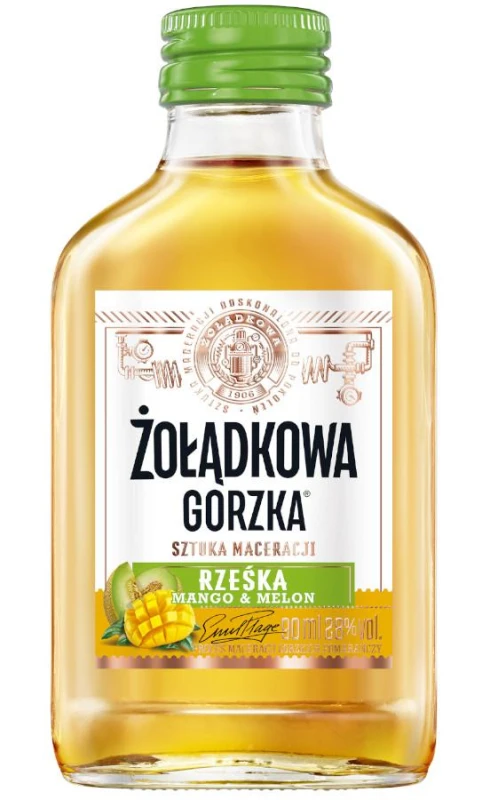 WÓDKA ŻOŁĄDKOWA  MANGO MELON 0,09L 28%